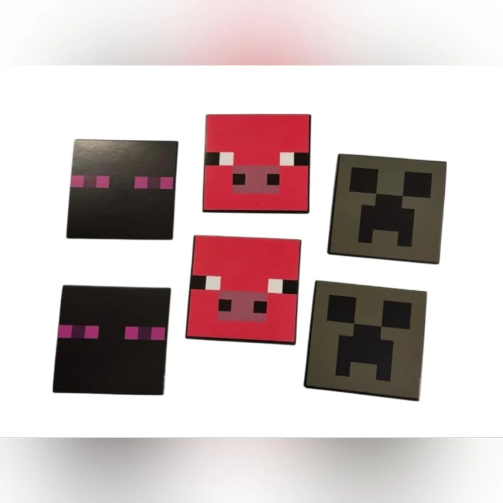 Minecraft Decoration for party Cupcakes with character themes